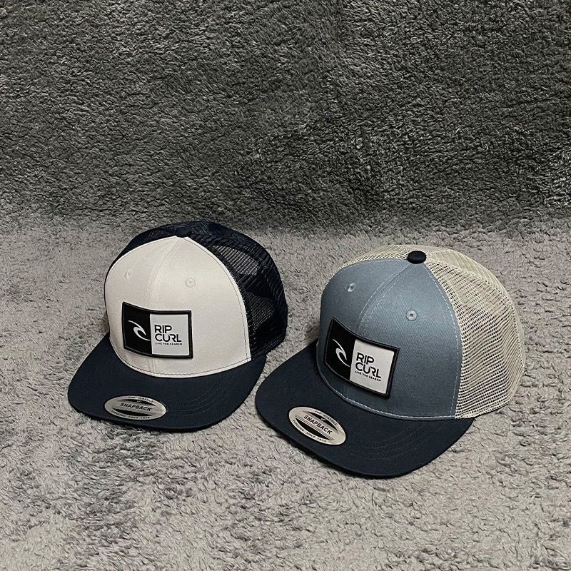 RIP CURL Aba Reta, Boné de Malha Respirável para Esportes ao Ar Livre para Homens e Mulheres, Chapé