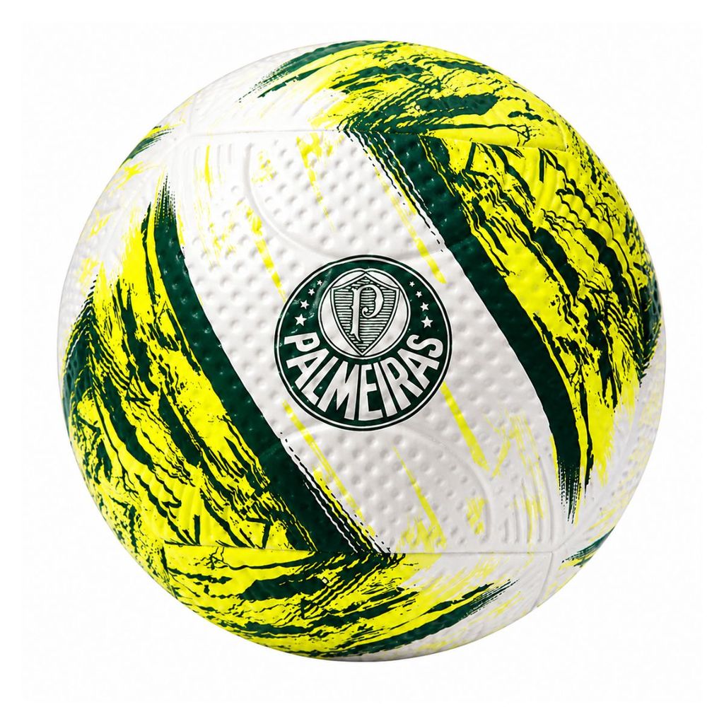 Bola Futebol Campo Do Palmeiras Verde Claro Branco Oficial Dualt