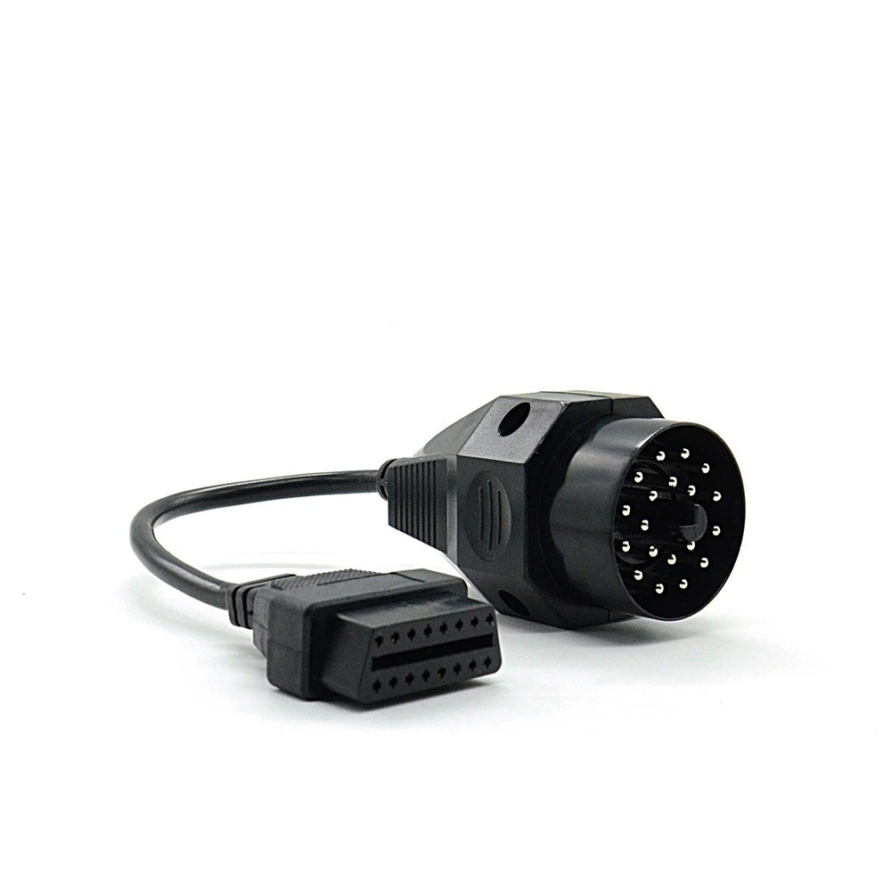 Adaptador OBD OBD II adequado para BMW 20 pinos para cabo de conexão OBD2 de 16 pinos