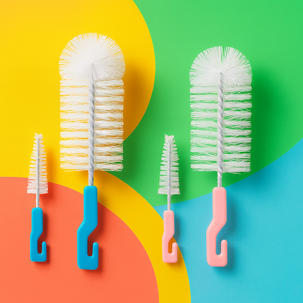 Kit Bebê Escova Mamadeira, Bicos e Garrafas Infantil Premium