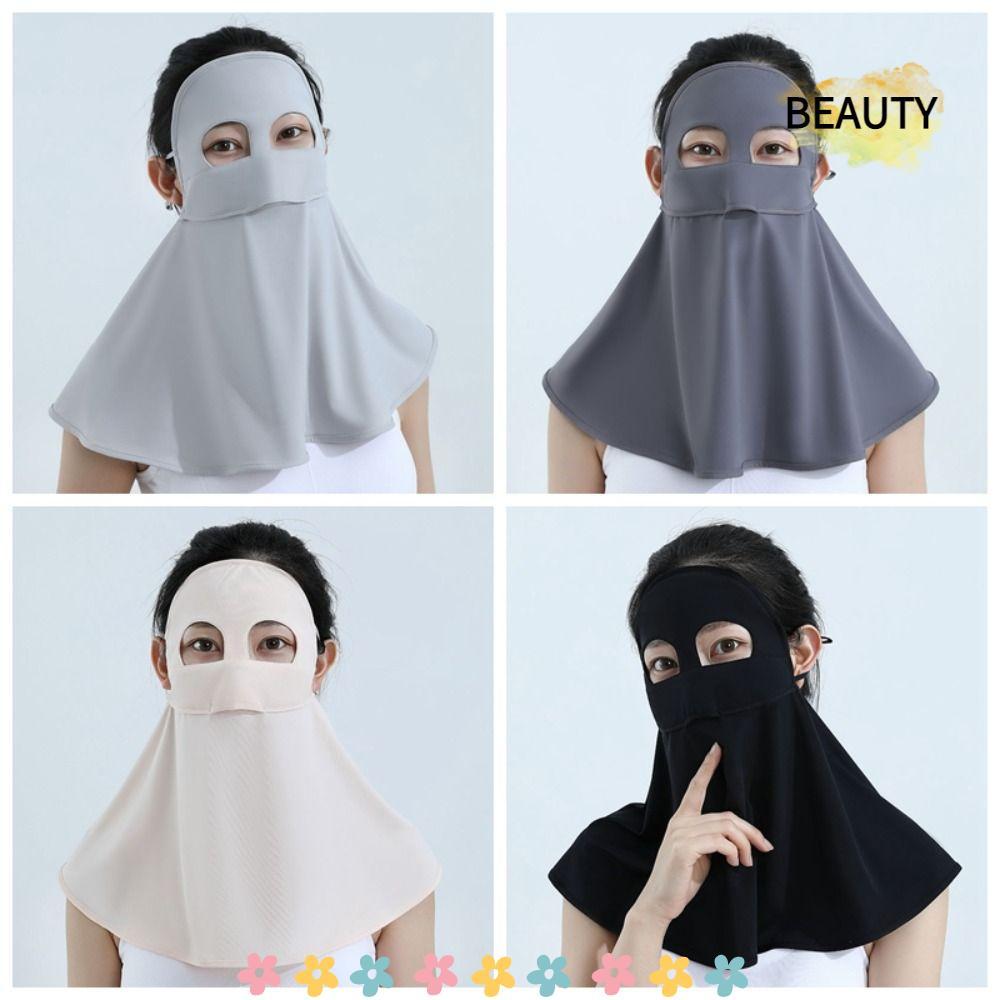 BEAUTYHOMEBR Proteção Solar , Lenço De Pescoço Anti-UV Respirável Para Rosto Inteiro , E