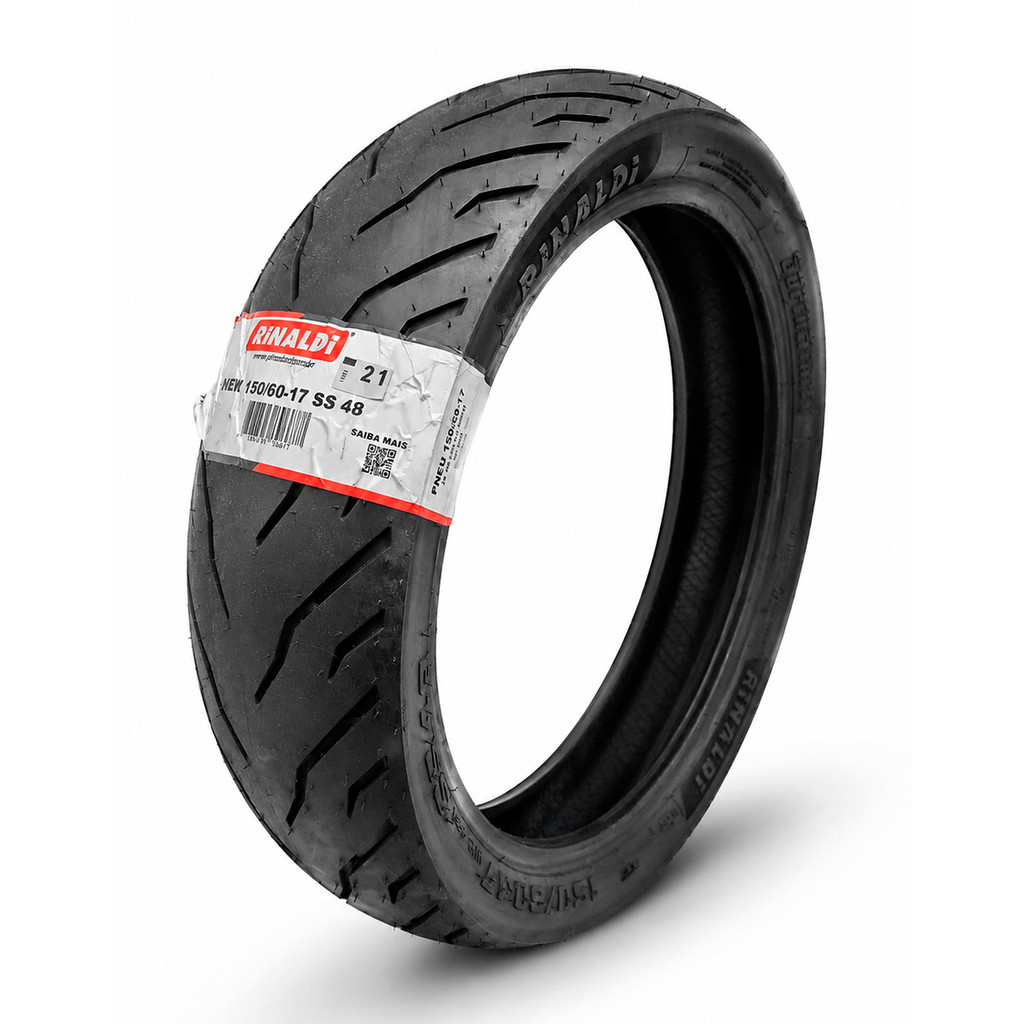 Pneu Rinaldi 150/60-17 SS48 Traseiro CB300R CB300F Duke Ninja 400 Z400 Dominar 400