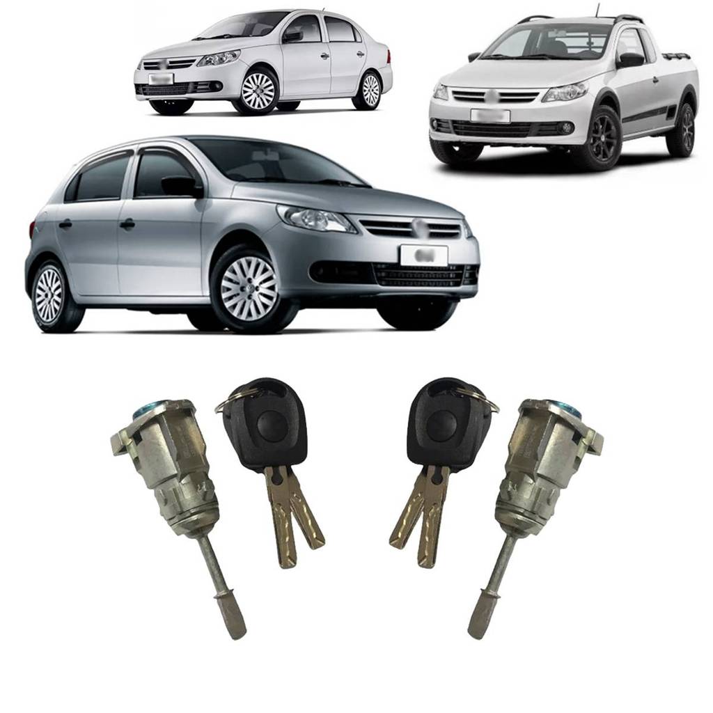 Par Cilindro Dianteiro C chave Gol G5 G6 G7 2008 a 2016