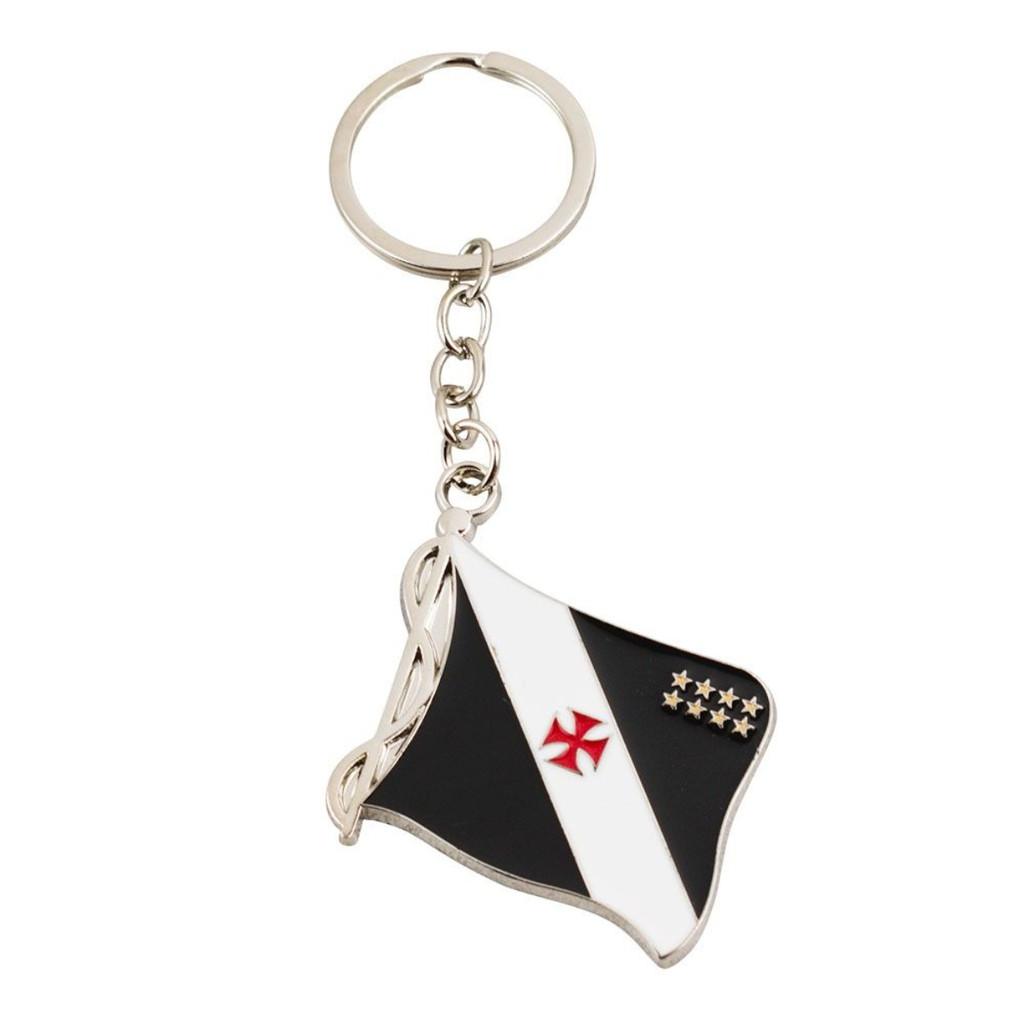 Chaveiro Bandeira Time 5cm - Vasco