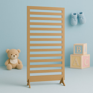 Divisória Painel Ripado MDF | Painel Decorativo para Sala, Festa e Home Office