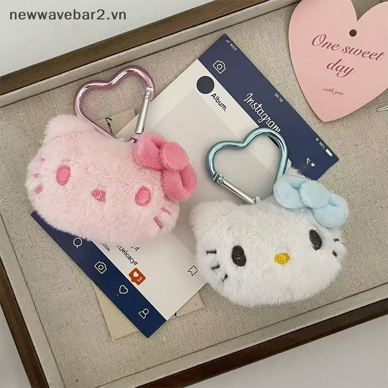 Nobleflying Novo Dos Desenhos Animados Arco Gato Chaveiros De Pelúcia Mochila Pingente Bonito Gatinho Chaveiro Casal .