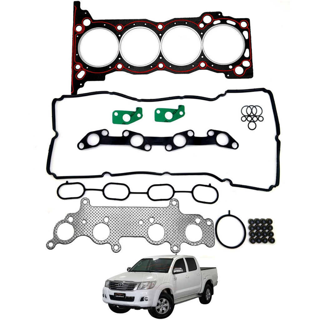 Kit Junta Superior Retentor Toyota Hilux Sw4 2.7 16v 2tr-fe
