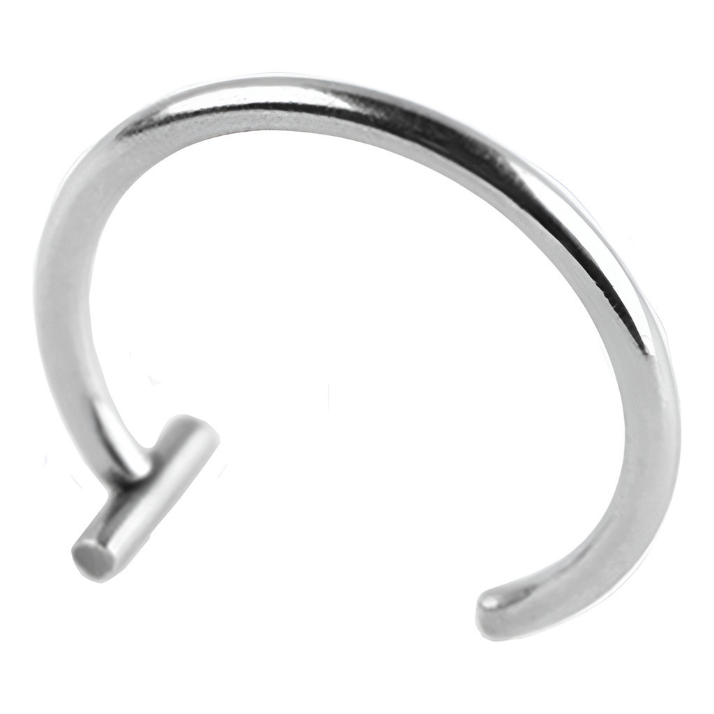 Piercing Unissex Es34 Nariz Lábio  Falso Aço 8mm