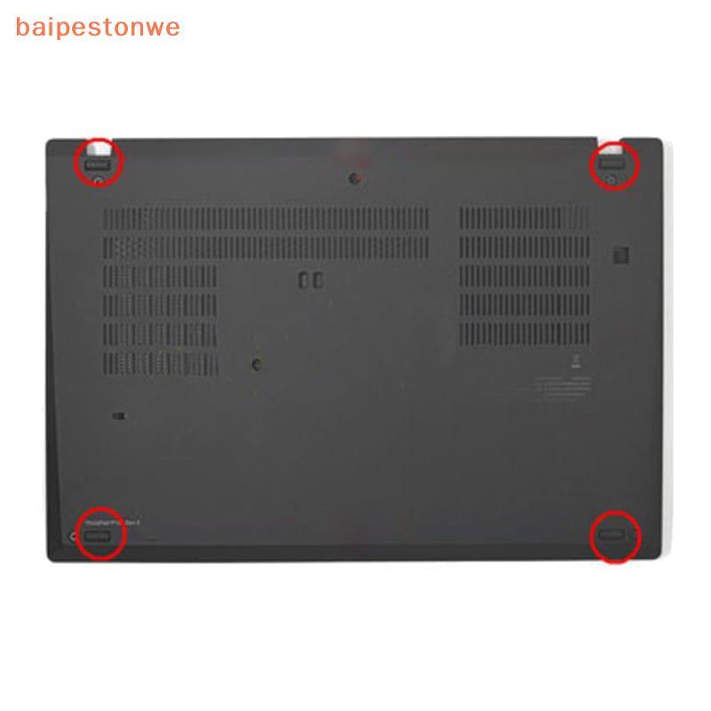 [baipestonwe] 4 Pçs/set Almofada De Pé De Borracha Para Thinkpad T490 T495 P43S T14 Antiderrapante Pés Base Inferior Cap