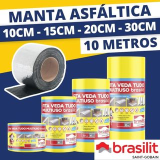 Manta Asfáltica Manta para Telhado com Vazamento Manta Asfáltica Adesiva para Telhado Multiuso