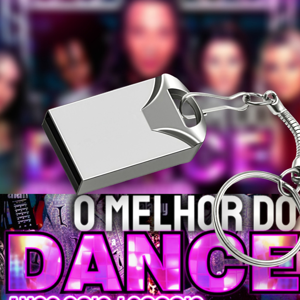 Usb Pronto 8gb - Pen Drive Dance Party 90's / 2000'S 200 Na Coleção Retrô