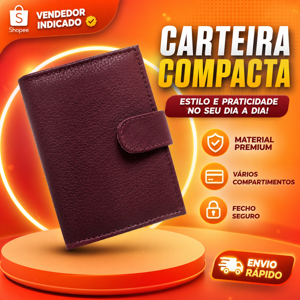 CARTEIRA FEMININA COURO LEGITIMO -VARIAS CORES -  ÓTIMO ACABAMENTO - ENVIO IMEDIATO