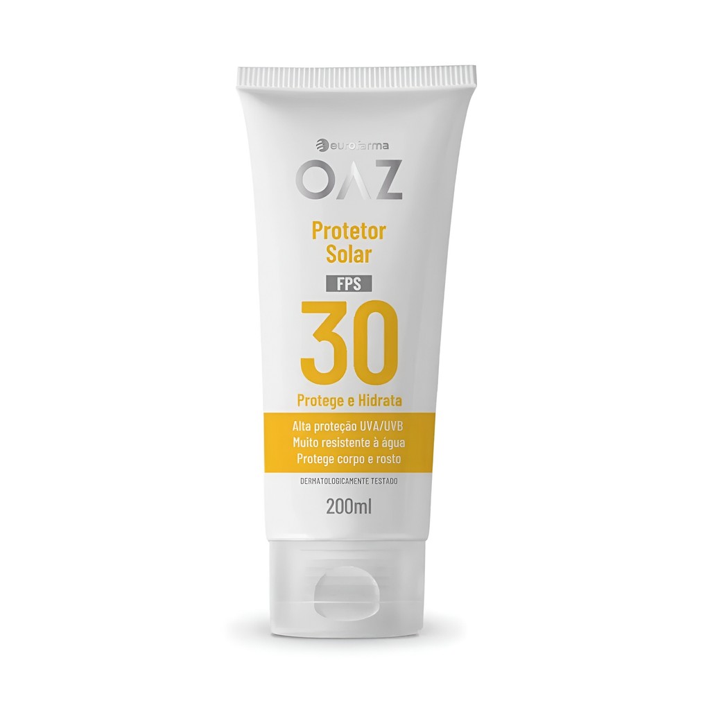 Oaz Protetor Solar Fps30 200ml Protege E Hidrata Eurofarma Vegano