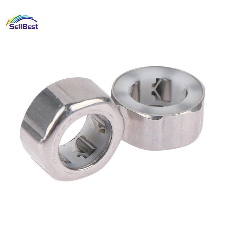 Sellbest 2 Peças EWC1008 Rolamento Unidirecional Inoxidável 10x17x8mm De Engrenagem De Pesca EWC1008 Rolamentos De Rolo