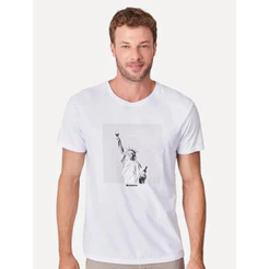 Camiseta Reserva Original Masculina Estampada Sextou NY Branca