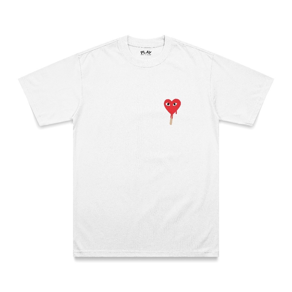 Camiseta Basic Streetwear Estampada CDG Ice Cream