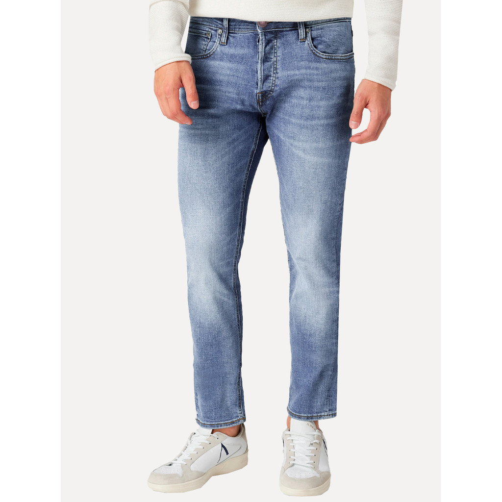 Calça Levis Jeans Masculina 512 Slim Taper Stretch Greenish Azul