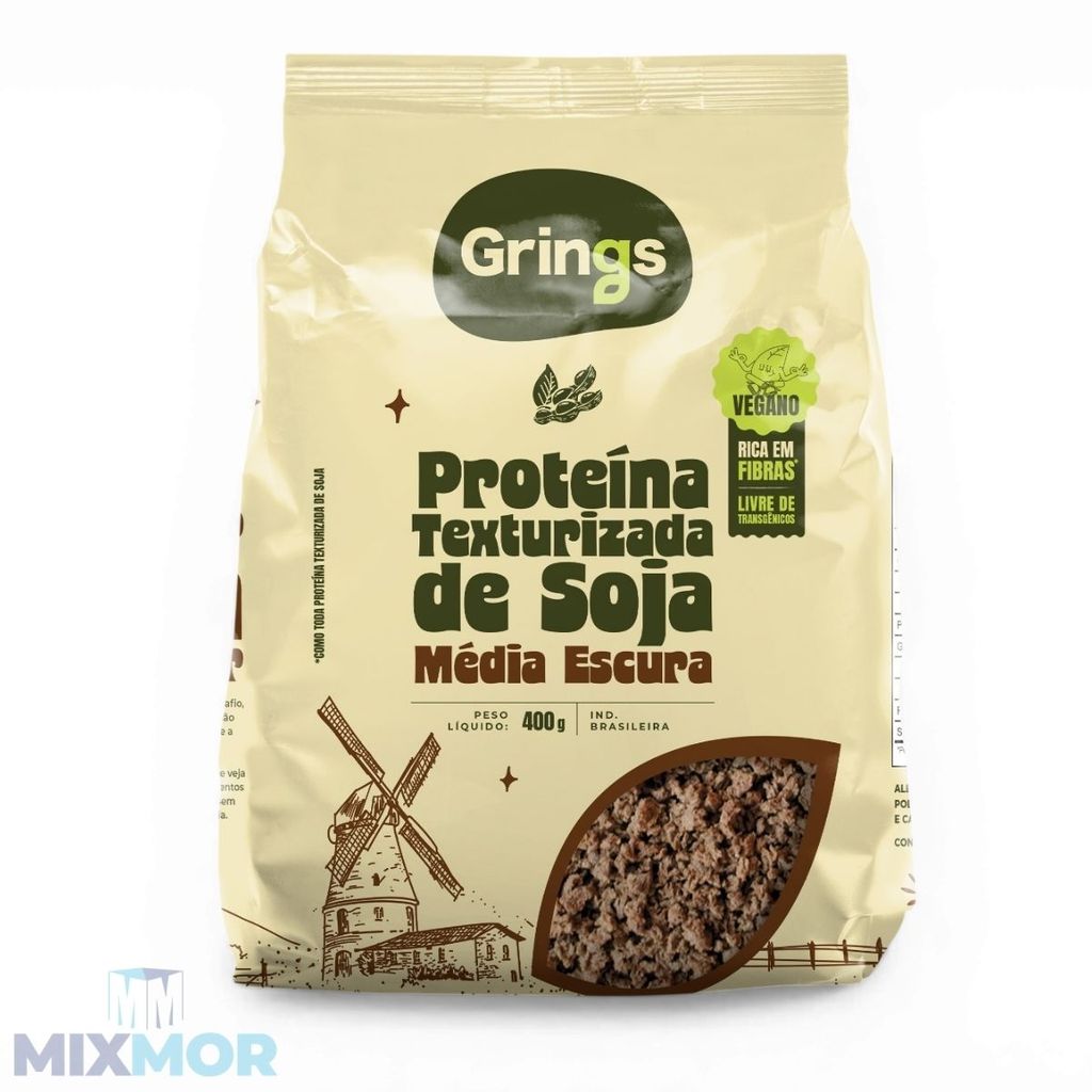 PROTEINA DE SOJA MEDIA ESCURA 400G GRINGS