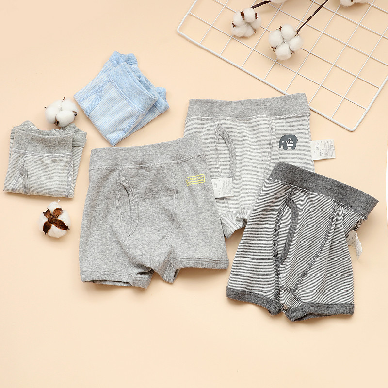 2 peças 3 peças roupa interior infantil japonesa bebê menino puro algodão fino boxer cuecas sem fluorescente quatro esta