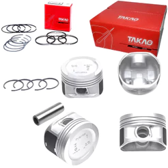 Kit Pistoes Com Aneis VW Golf Audi A3 Seat Cordoba Ibiza 1.6 8V AKL Bloco Aluminio 1998 a 2011