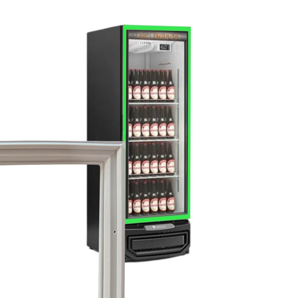 Gaxeta Vedação Porta Expositora Para Gelopar Grba-450 61x142