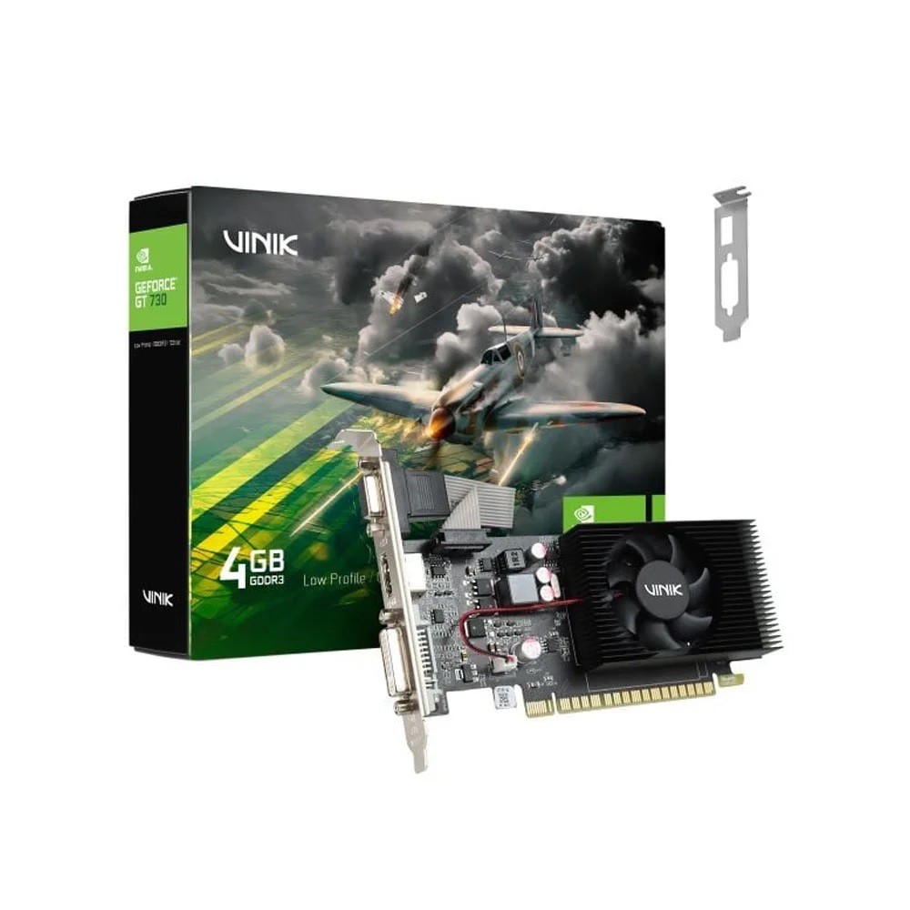 Placa de Video Vinik  GT 730 4GB DDR3 128 Bits Low Profile