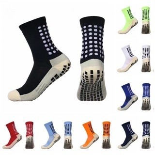 KIT3pares de meias de futebol de alta qualidade, em algodão, antiderrapantes, meias esportivas profissionais. — imagem 2 de 2
