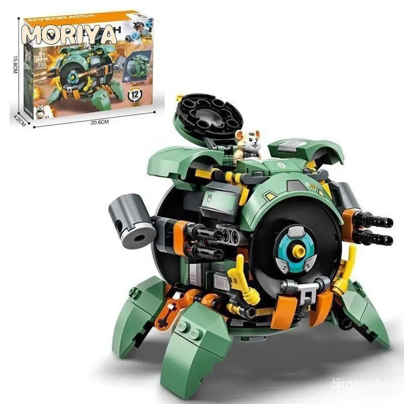 Brinquedo LEGO Star Wars novo em folha, que se transforma em quebra-cabeça de esfera Overwatch, blocos de construção des