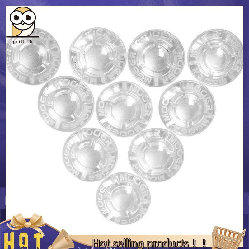 BRS1 Ooer Acessórios Para Pedais De Guitarra 10 Peças Vassouras Footswitch Toppers Protetor De Pedal De Efeitos Elétrica