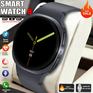 2026 Novo Para Galaxy Watch 8 GPS Rastreador Smartwatch Masculino Feminino BT Chamada IP68 À Prova Dip68 Água Bússola Es
