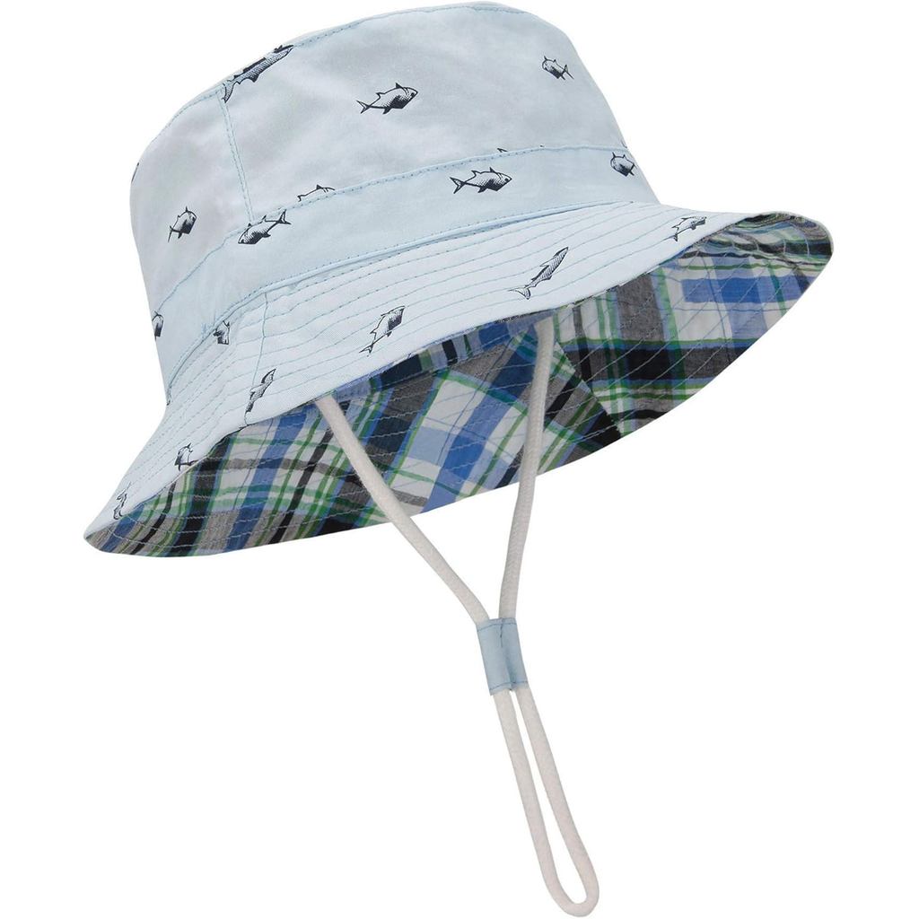 Chapéu de Sol para Bebê Durio UPF 50+ - Proteção Solar, Aba Larga, Bonito, para Meninos e Meninas