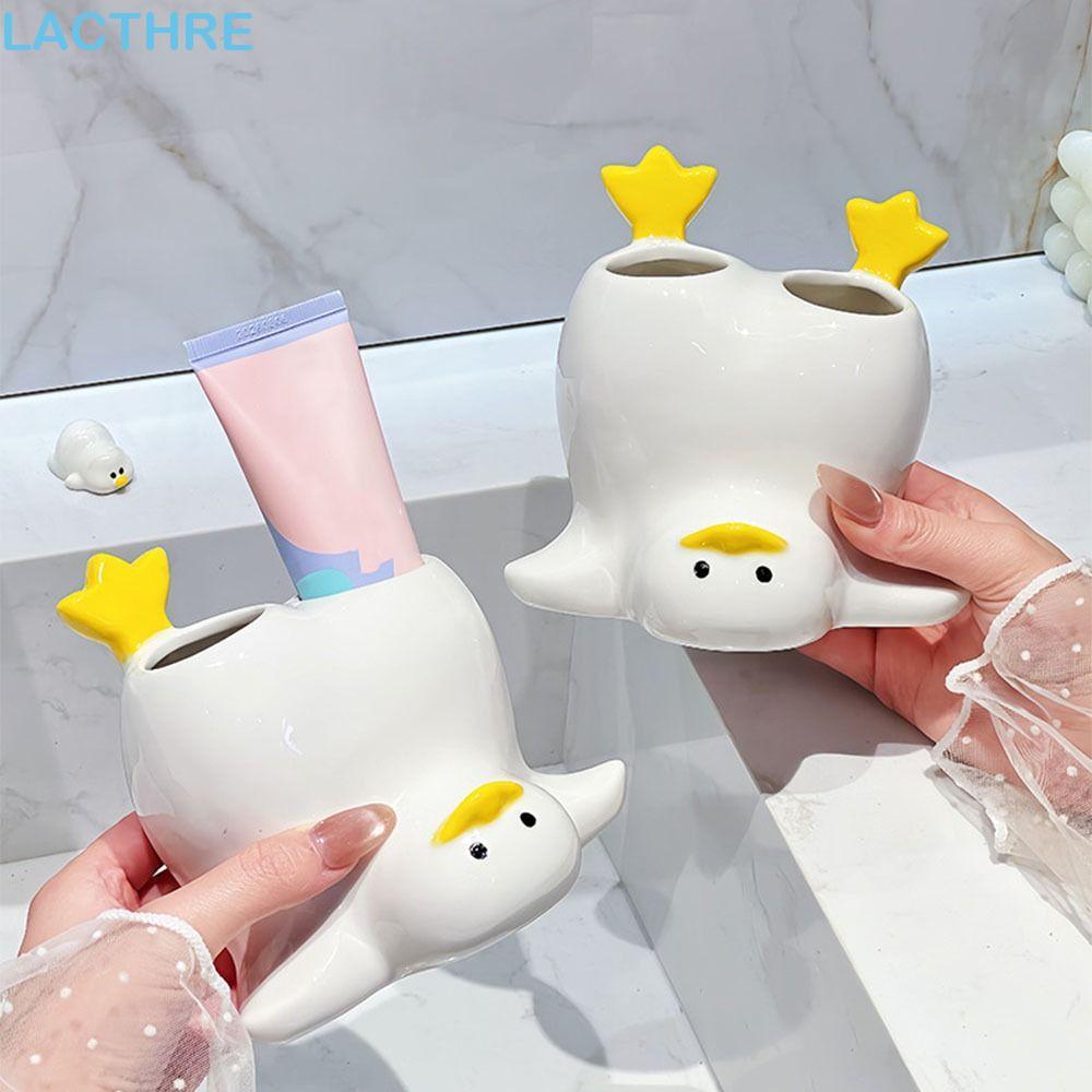 Suporte Para Escova De Dentes Elétrica LACTHRE , De Pato Invertido Antiderrapante À Prova D'água , Criativo