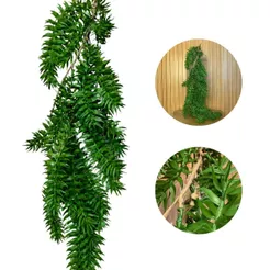 Pendentes Folhagem Jardim Vertical Enfeites Realista