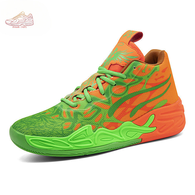 Tênis de basquete masculino e feminino com absorção de impacto, antiderrapante, para estudantes, tênis esportivos, tênis