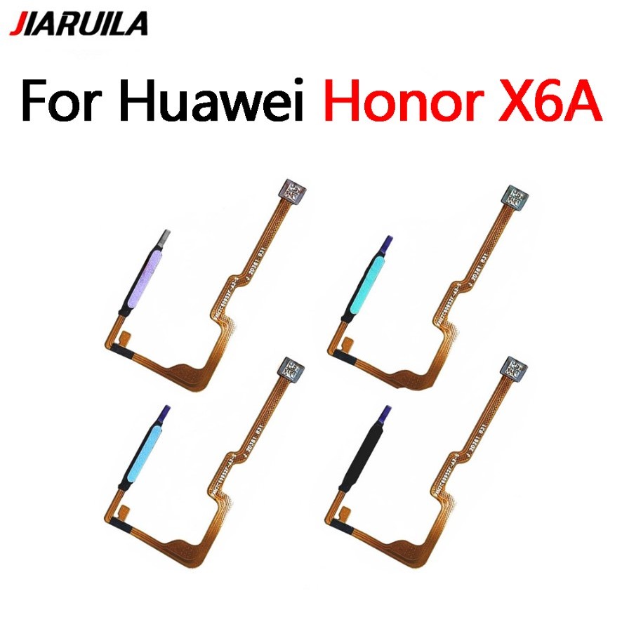 Para Huawei Honor X6A Botão Home Sensor De Impressão Digital Flex Com Chave Liga/Desliga Cabo Flexível