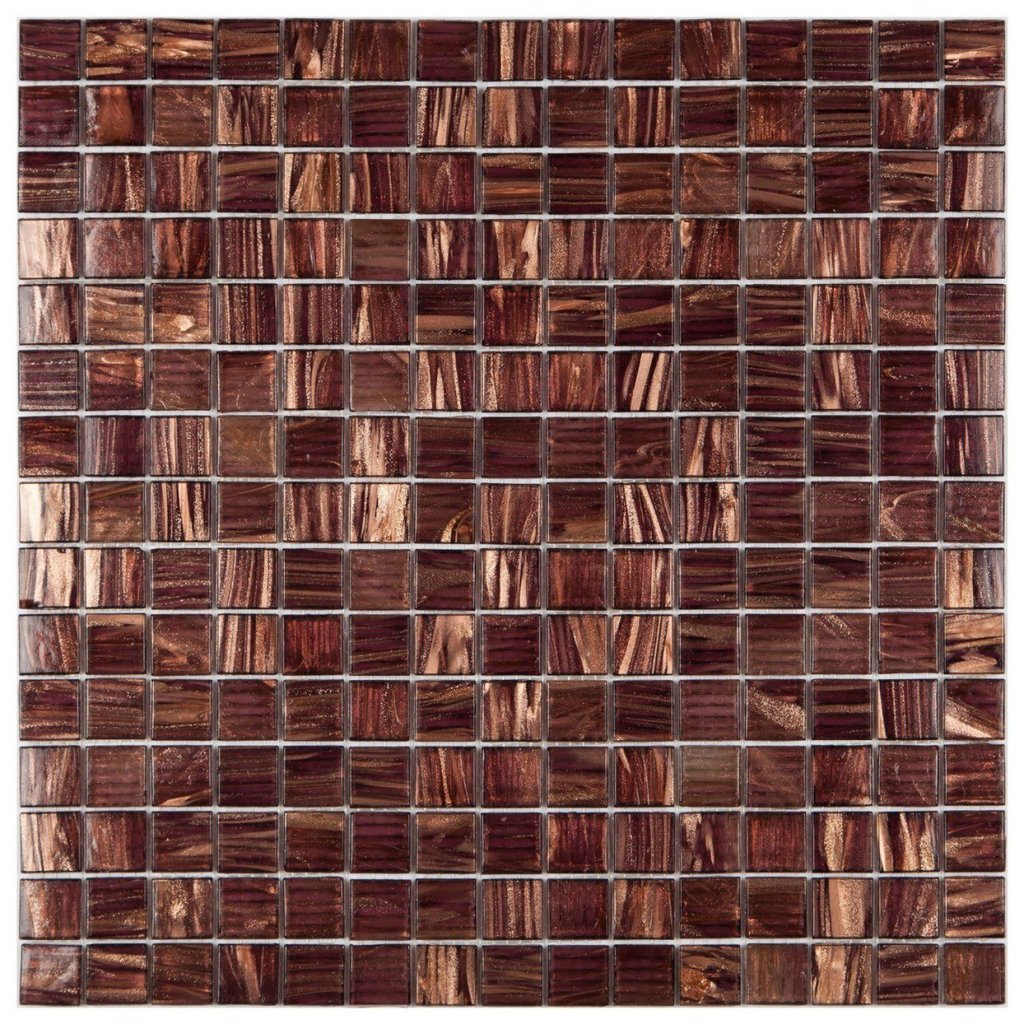 Pastilha de Vidro de 31cm X 31cm Rende  Glass Mosaic Lilás