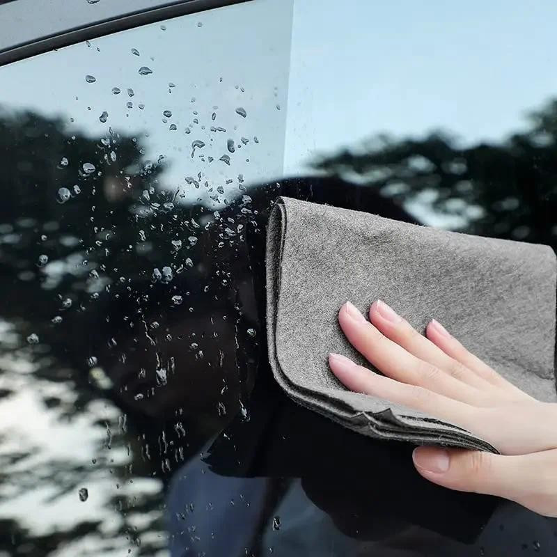Pano De Limpeza De Vidro Profissional Toalhetes De Janela Sem Fiapos Para Cozinha/Veículo (Lavável E Durável)