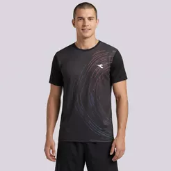 Camiseta Diadora Small Logo Preta