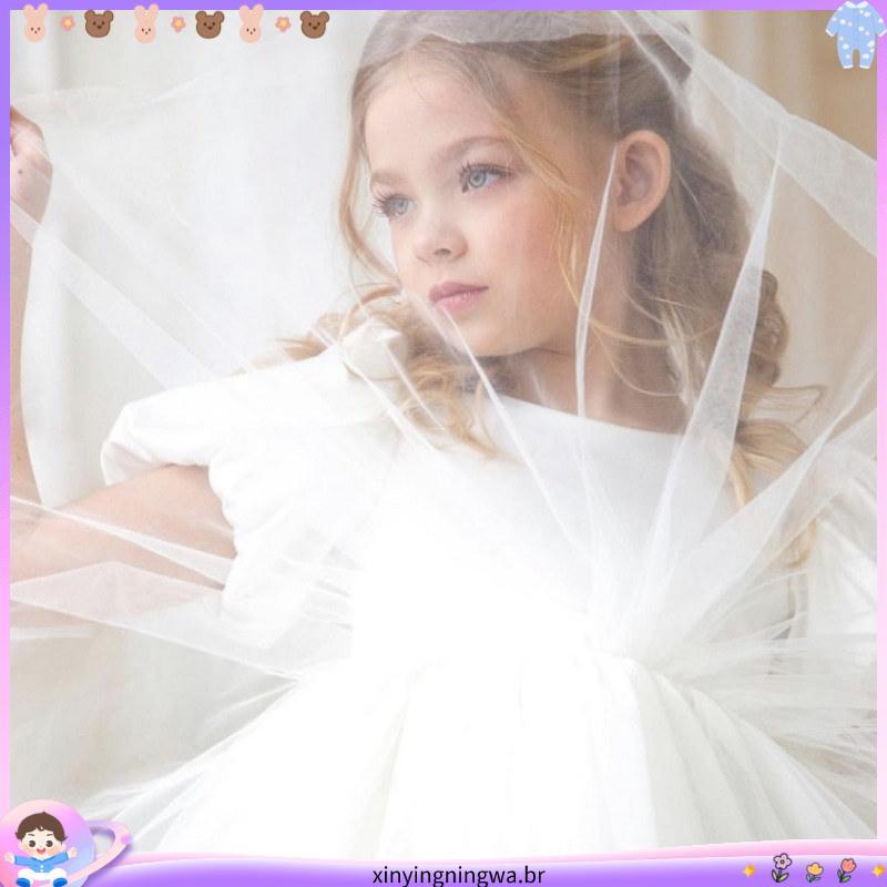 Vestido feminino novo vestido de manga bolha europeu e americano vestido de princesa vestido floral infantil saia de mal