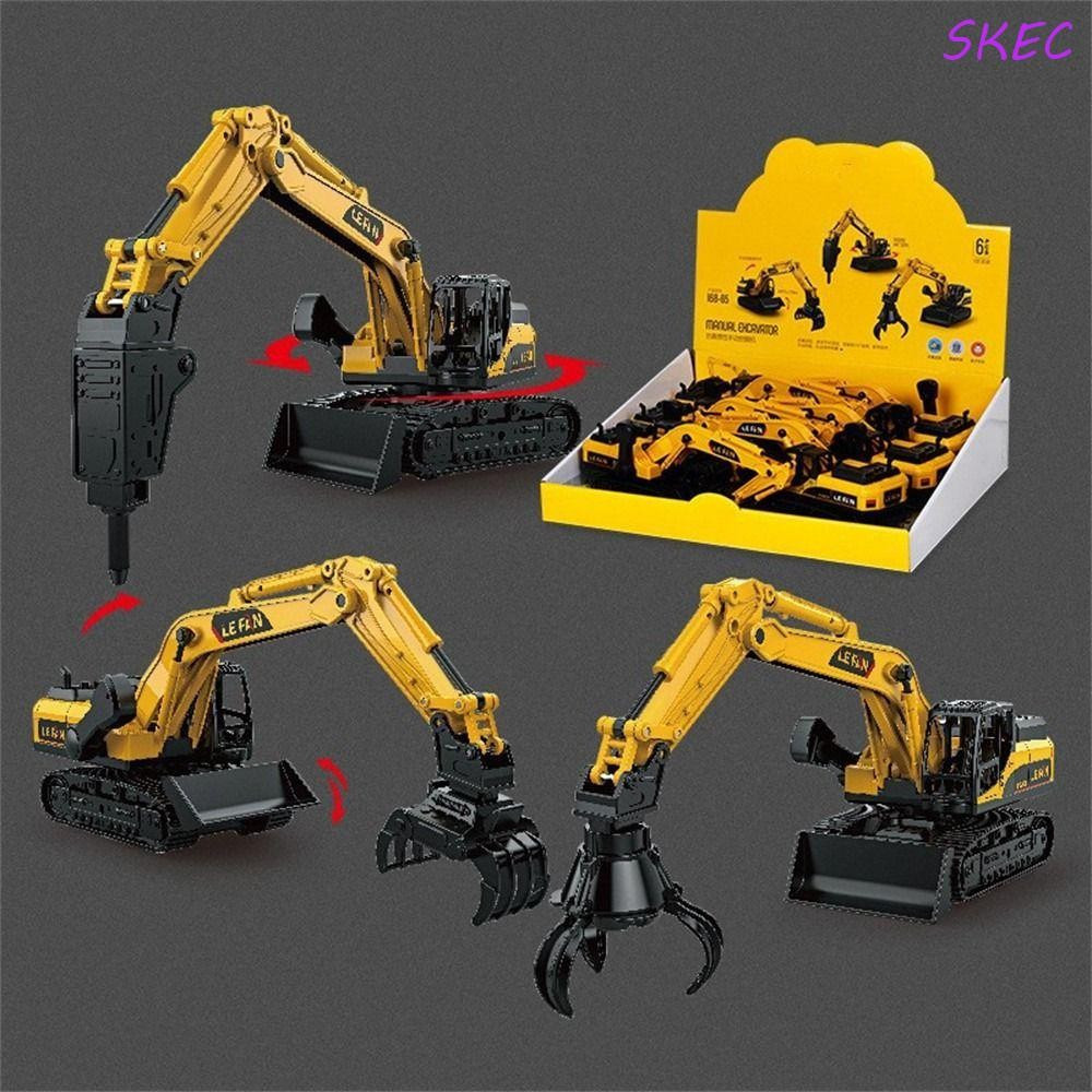 SKEC Modelos De Engenharia Carros , Modelo De Brinquedo De Veículo Brinquedos Guindaste De Simulação , Caminhão Inercial