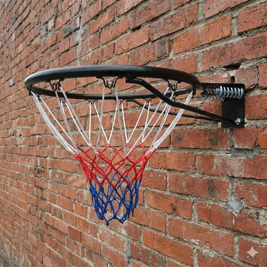 ARO DE BASQUETE M-R1S ( REDE-AZUL / VERMELHO )