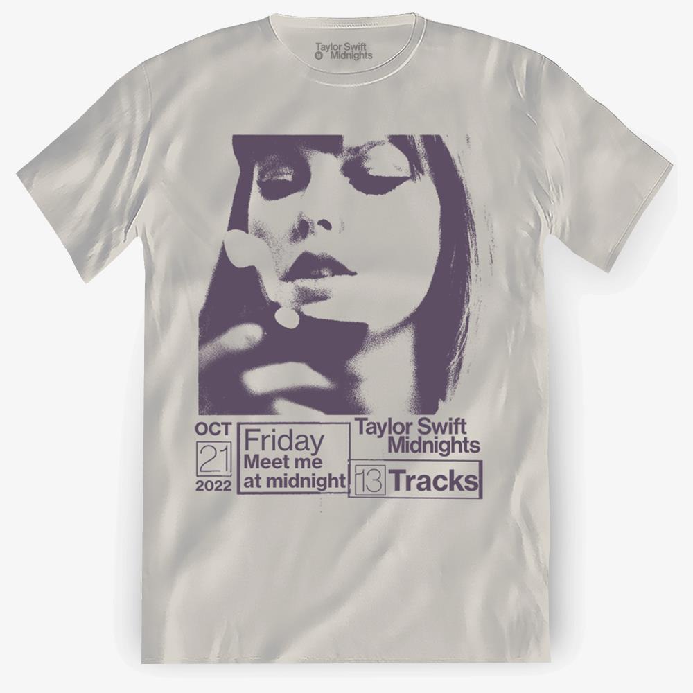 Camiseta Taylor Swift - Midnights Album Cover