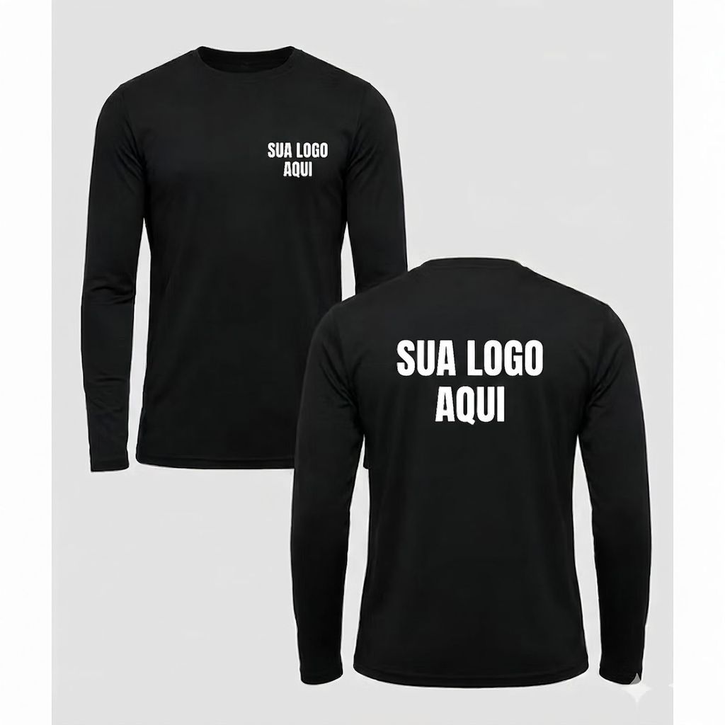 Camisa Proteção UV50 Personalizada Com sua Arte Logo sua Empresa Marca Pesca Piscina Praia