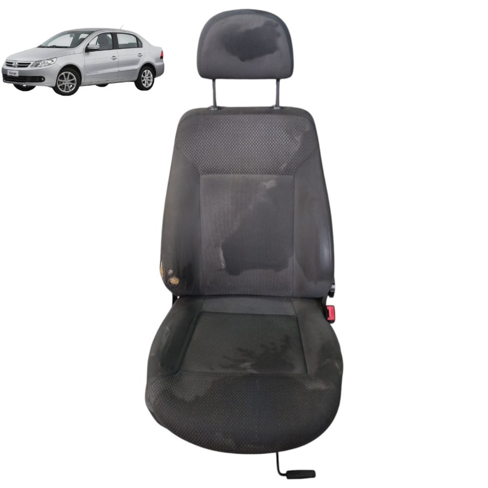 Banco Dianteiro Esquerdo Tecido Vw Voyage Gol G5 2008 2009  Cinza