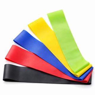 oferta! Faixa Elástica Mini Band Fitness | 1 Unidade | Escolha a Cor na Variação | Treino de Pernas, Glúteos e Funcional