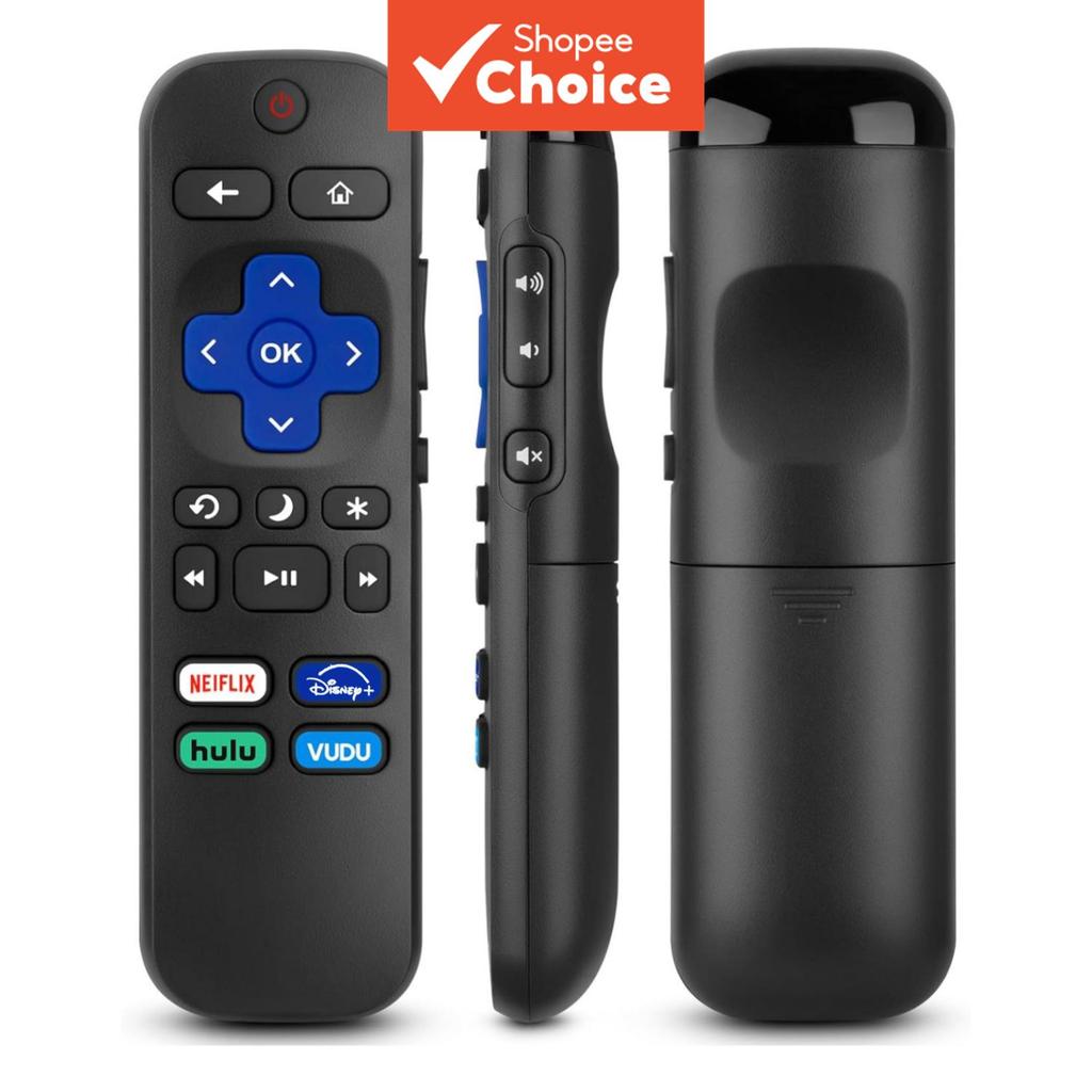  Controle Remoto para TV Roku, Universal Compatível com Hisense/TCL/Onn/Sharp/Insignia