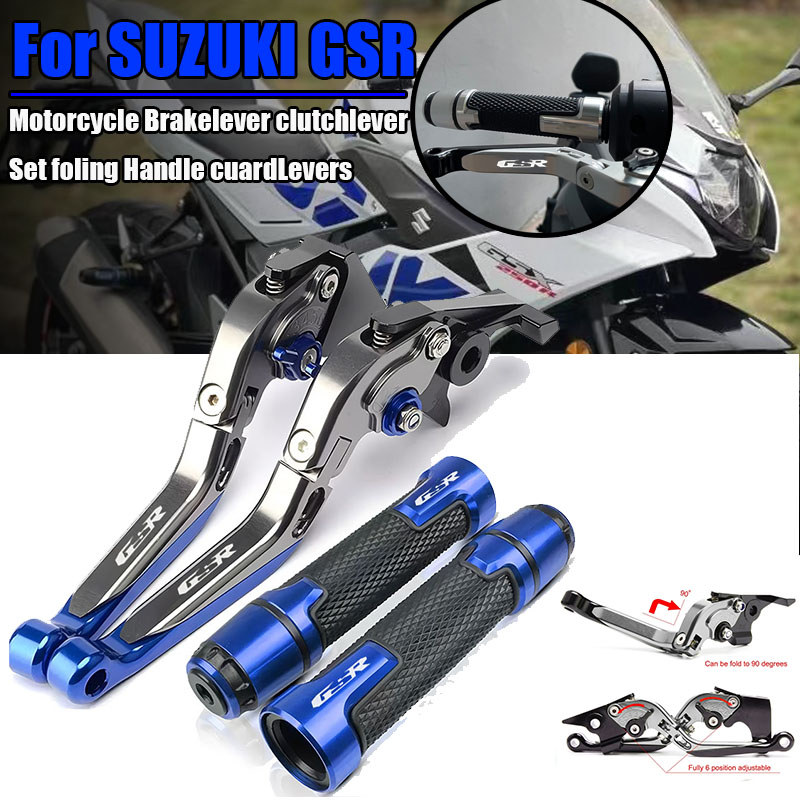 Para SUZUKI GSR 400 2008-2012 600 2006-2011 750 2011-2020 Motocicleta CNC Alavanca De Freio Embreagem + 22MM Lidar Com A