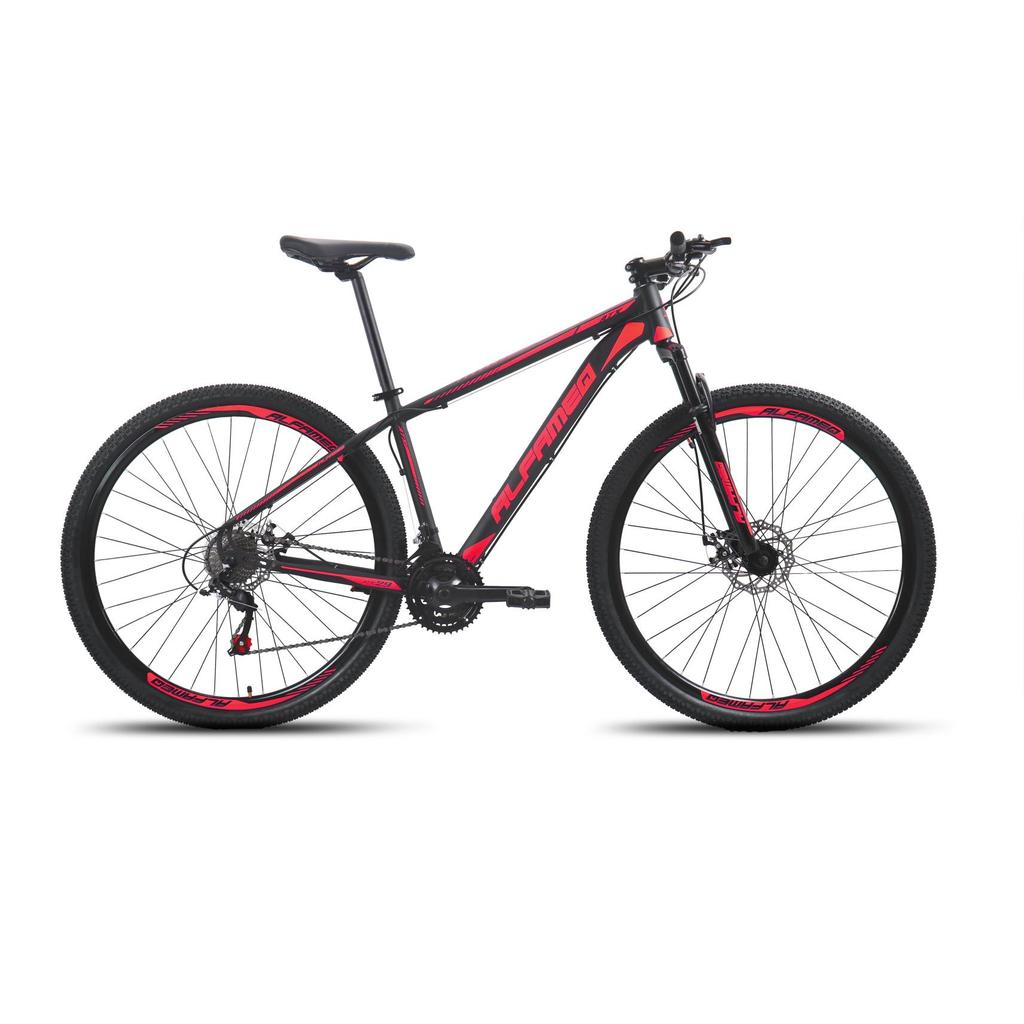BICICLETA ARO 29 ALUMINIO ALFAMEQ ATX FREIO A DISCO 21 MARCHAS SHIMANO