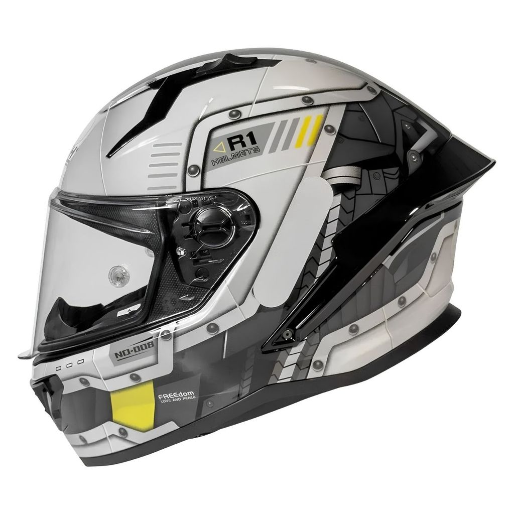 CAPACETE GP TECH PILOT STAR TREK BRANCO / PRETO