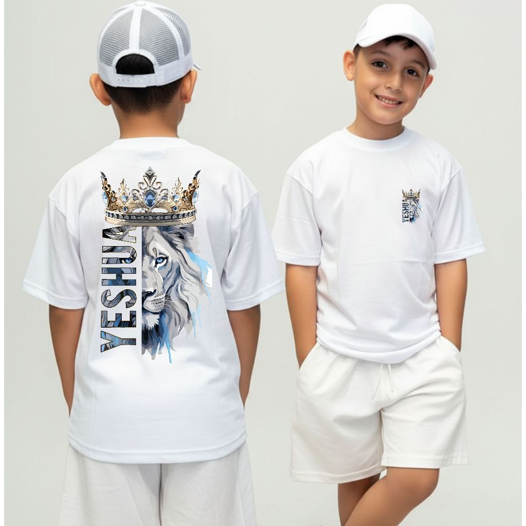 Camiseta Infantil Juvenil Unissex - Estilosa Camisa Religiosa Premium 100% Algodão - Envio Rápido - LT.OnlyShopping